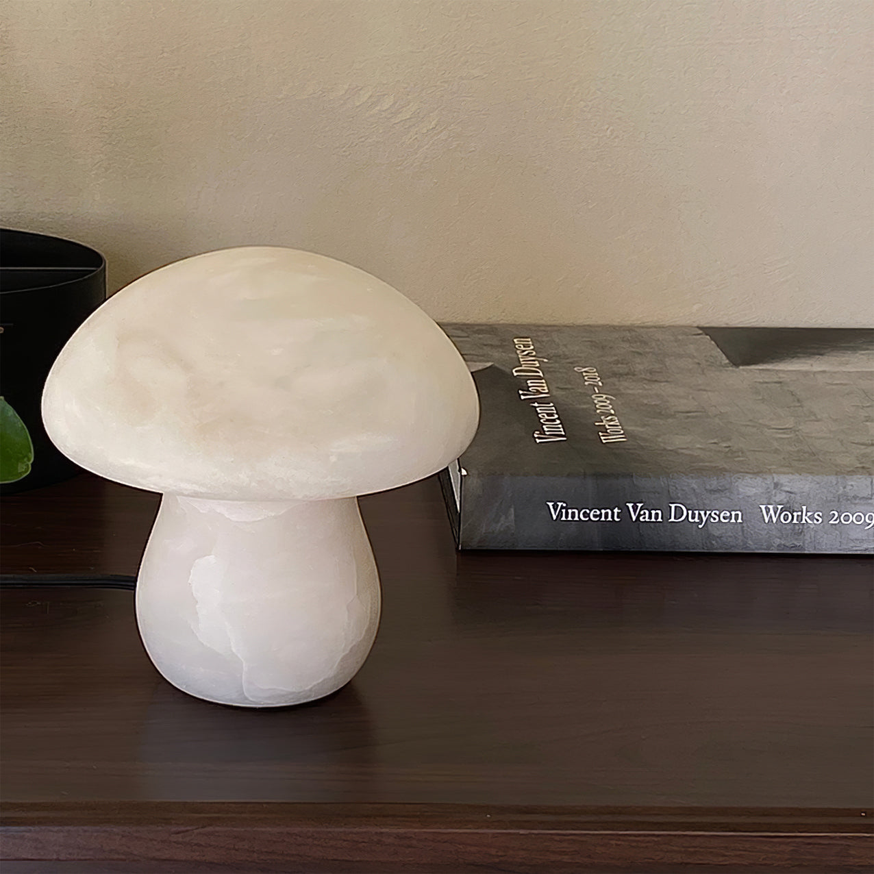 Lampe en Alabastre Champignon - Ambiance Chaleureuse et Élégante