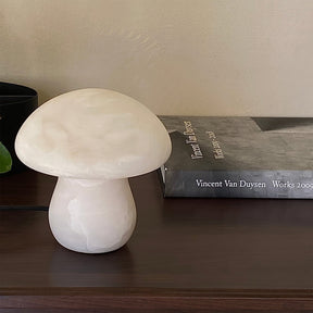 Lampe en Alabastre Champignon - Ambiance Chaleureuse et Élégante