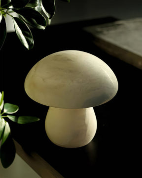 Lampe en Alabastre Champignon - Ambiance Chaleureuse et Élégante