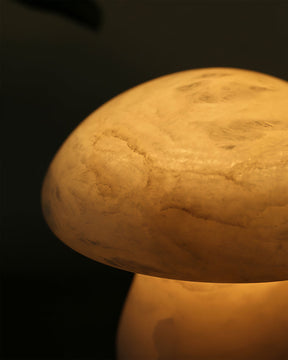 Lampe en Alabastre Champignon - Ambiance Chaleureuse et Élégante
