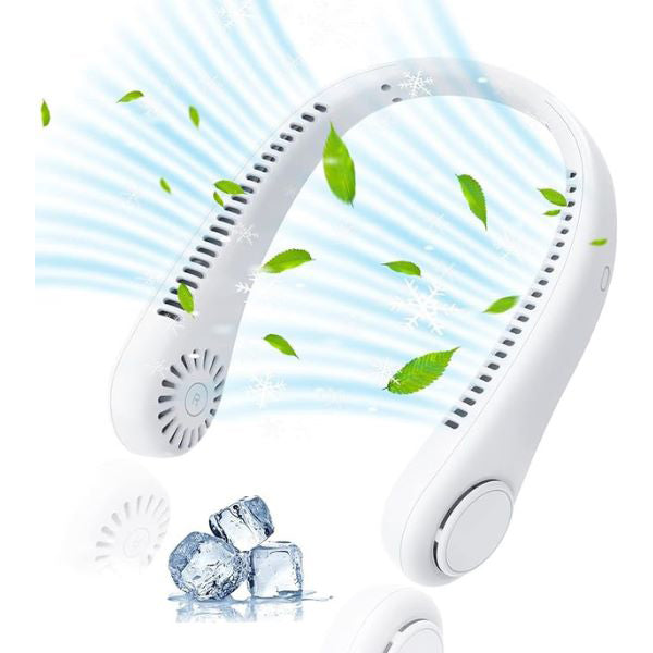 Ventilateur de Cou Portable - Refroidissement Léger et Silencieux