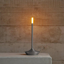 Porte-bougie Dimmable en Aluminium - Design Élégant et Rechargeable