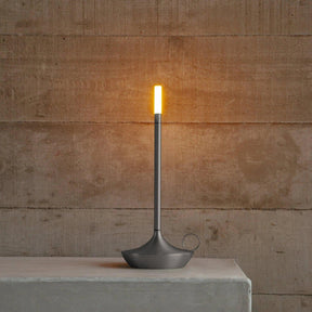 Porte-bougie Dimmable en Aluminium - Design Élégant et Rechargeable