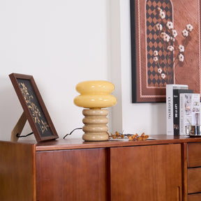 Lampe de Bureau Élégante en Bois - Design Raffiné pour Intérieurs Modernes