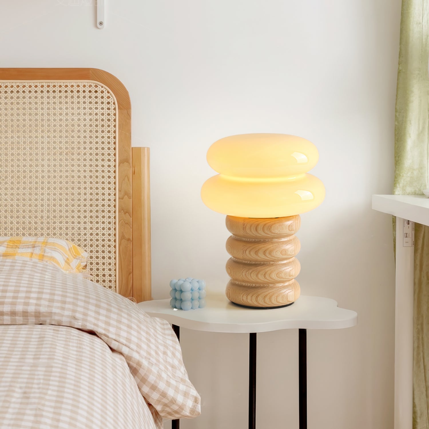 Lampe de Bureau Élégante en Bois - Design Raffiné pour Intérieurs Modernes