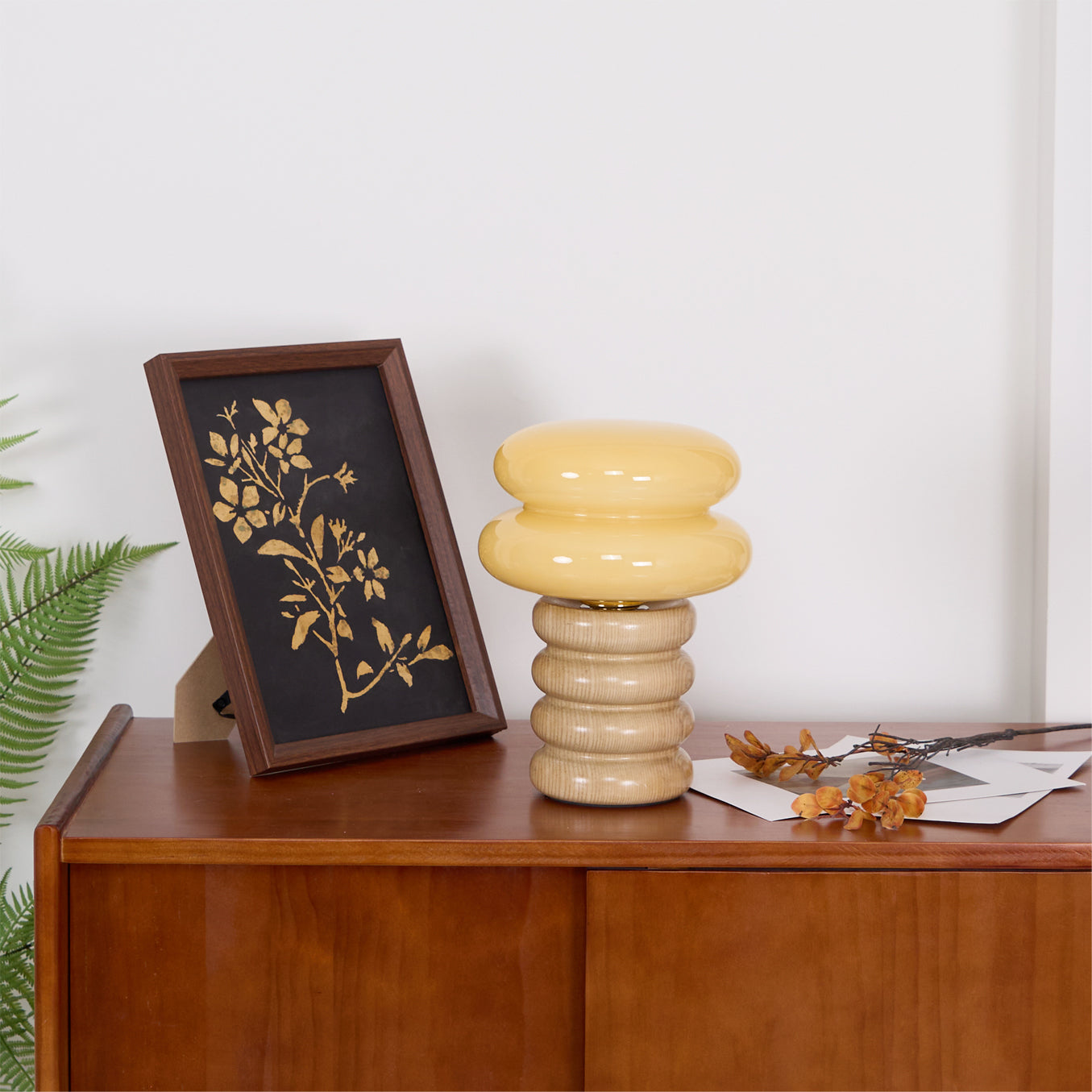 Lampe de Bureau Élégante en Bois - Design Raffiné pour Intérieurs Modernes