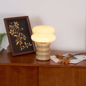 Lampe de Bureau Élégante en Bois - Design Raffiné pour Intérieurs Modernes
