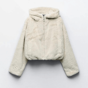 Manteau en Fausse Fourrure pour Femmes - Élégance Vegan et Confort Optimal