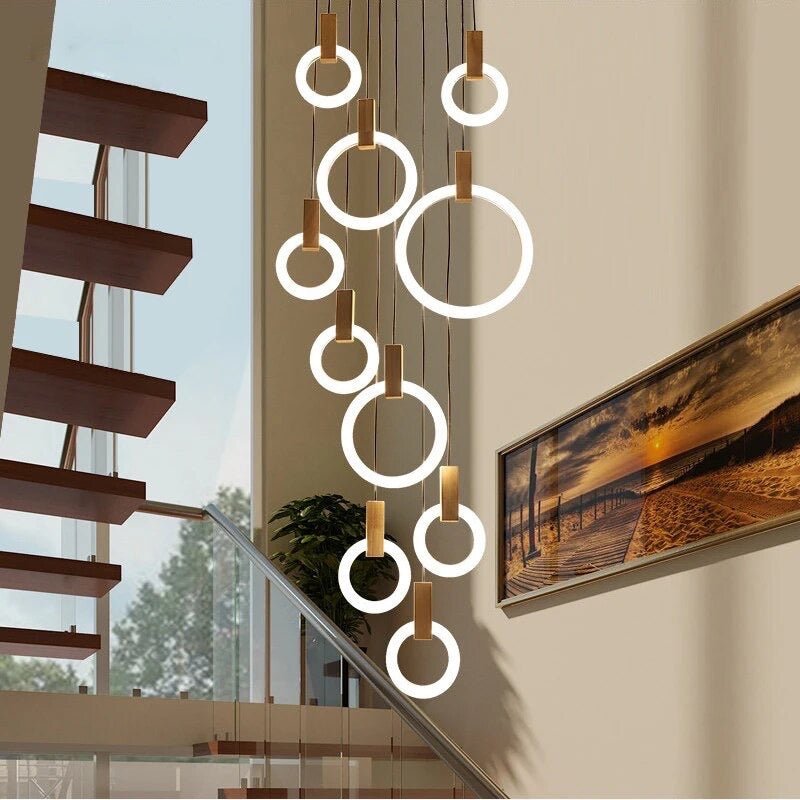 Lustre en Bois Moderne - Éclairage Personnalisable et Écologique