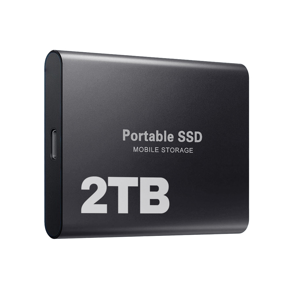 SSD Externe Portable Haute Vitesse - Stockage Sécurisé et Compact
