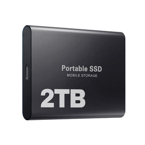 SSD Externe Portable Haute Vitesse - Stockage Sécurisé et Compact