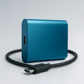 SSD Externe Portable Haute Vitesse - Stockage Sécurisé et Compact