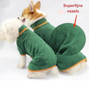 Robe de Bain pour Chien - Ajustable, Séchage Rapide et Élégant