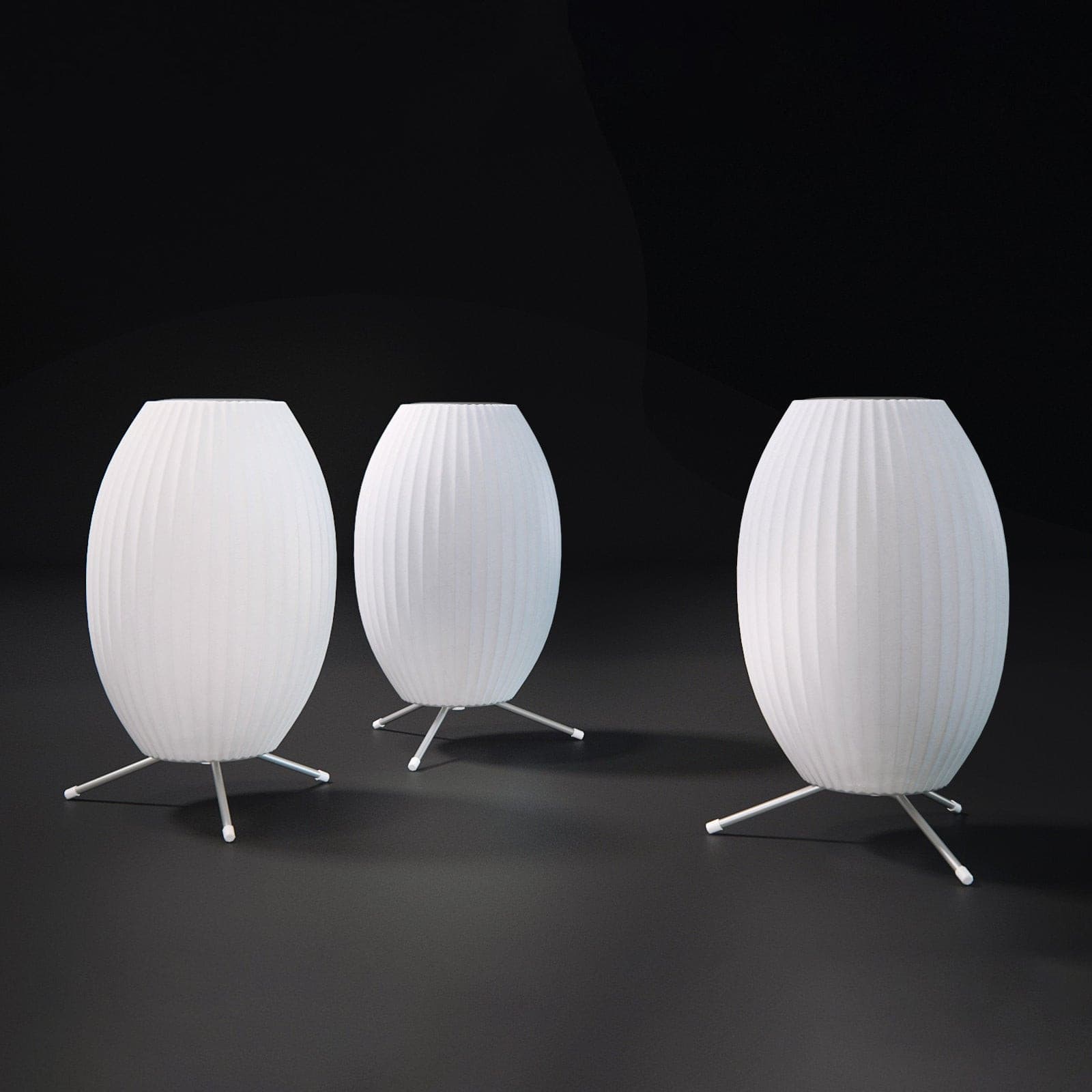 Lampe sur Trépied Sphérique - Design Élégant et Flexible