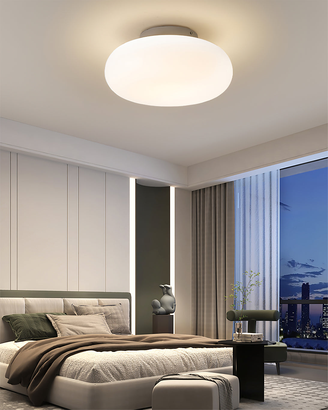Plafonnier LED Moderne pour Intérieur - Éclairage Élégant et Économe en Énergie
