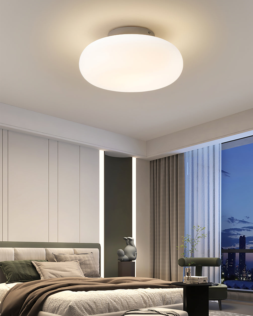 Plafonnier LED Moderne pour Intérieur - Éclairage Élégant et Économe en Énergie