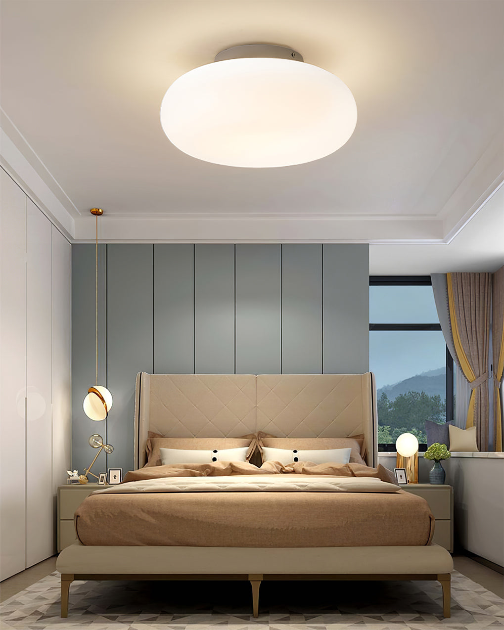 Plafonnier LED Moderne pour Intérieur - Éclairage Élégant et Économe en Énergie