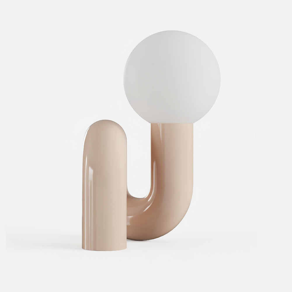 Lampe de Table en Résine et Verre - Design Spiral Élégant et Durable