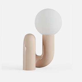 Lampe de Table en Résine et Verre - Design Spiral Élégant et Durable