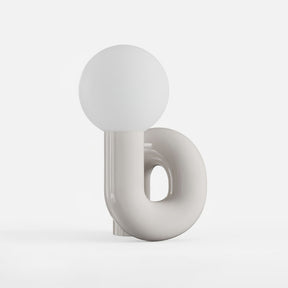 Lampe de Table en Résine et Verre - Design Spiral Élégant et Durable
