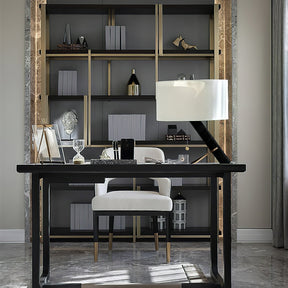 Lampe de Table Élégante avec Finition Dorée - Style Sophistiqué pour Votre Intérieur