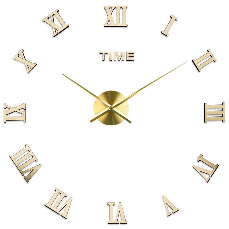 Horloge Murale Géométrique Moderne - Décoration Élégante pour Salon