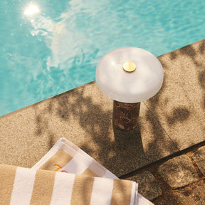 Lampe de Bureau en Marbre - Élégance et Ambiance Conviviale