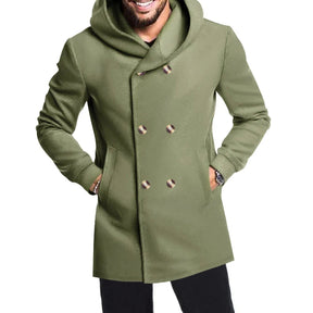Manteau à Capuche Résistant aux Intempéries - Élégance et Confort en Saison Froide