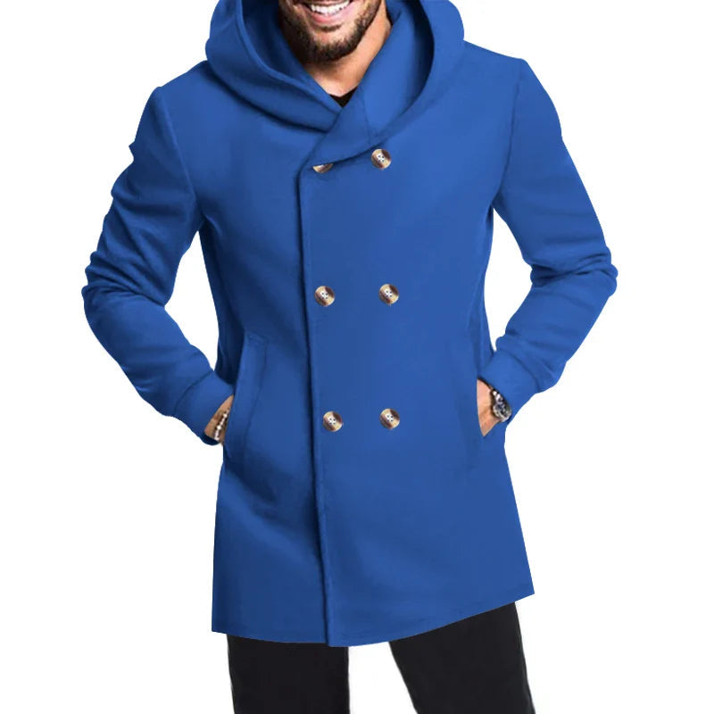 Manteau à Capuche Résistant aux Intempéries - Élégance et Confort en Saison Froide