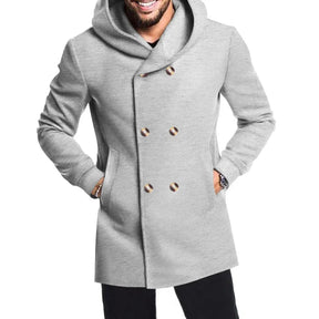 Manteau à Capuche Résistant aux Intempéries - Élégance et Confort en Saison Froide