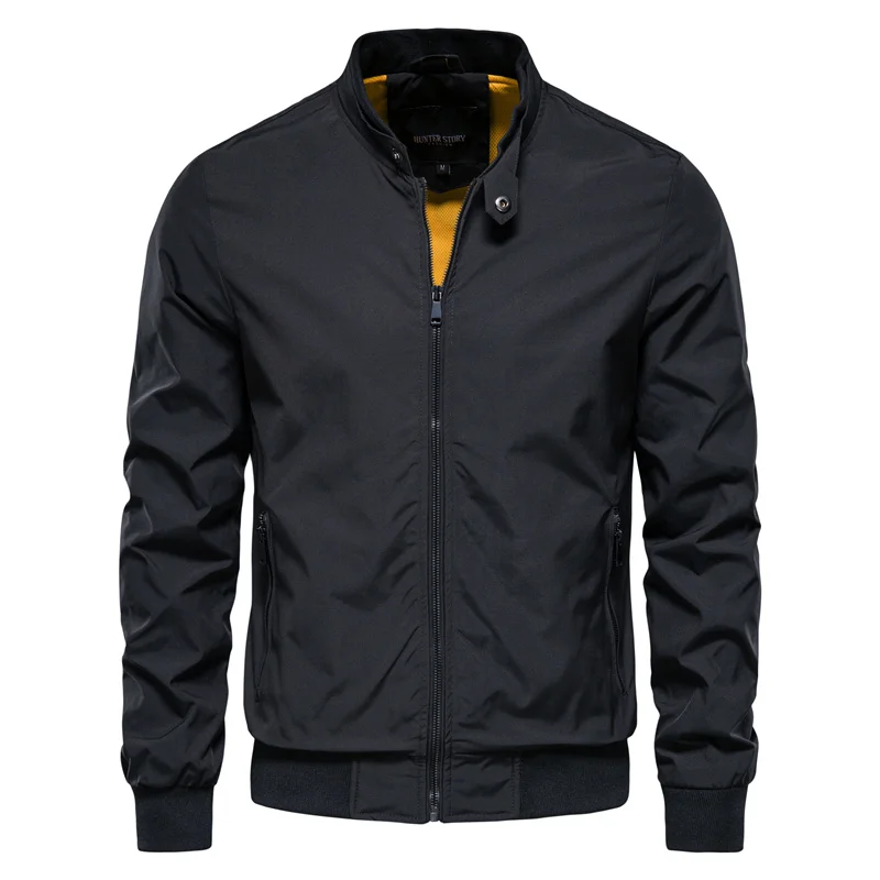 Veste Mi-Saison Homme Col Montant - Élégante et Légère pour Toutes Saisons
