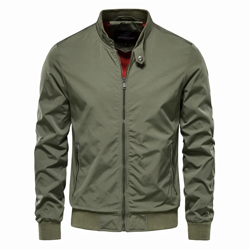 Veste Mi-Saison Homme Col Montant - Élégante et Légère pour Toutes Saisons