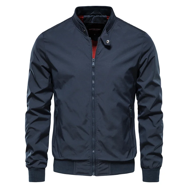 Veste Mi-Saison Homme Col Montant - Élégante et Légère pour Toutes Saisons