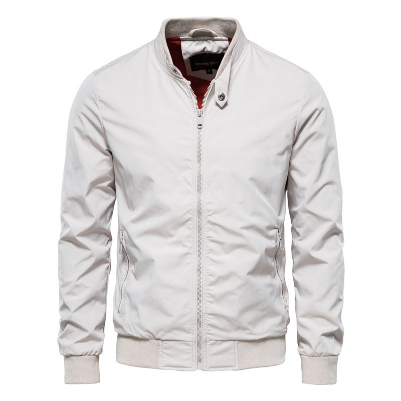 Veste Mi-Saison Homme Col Montant - Élégante et Légère pour Toutes Saisons