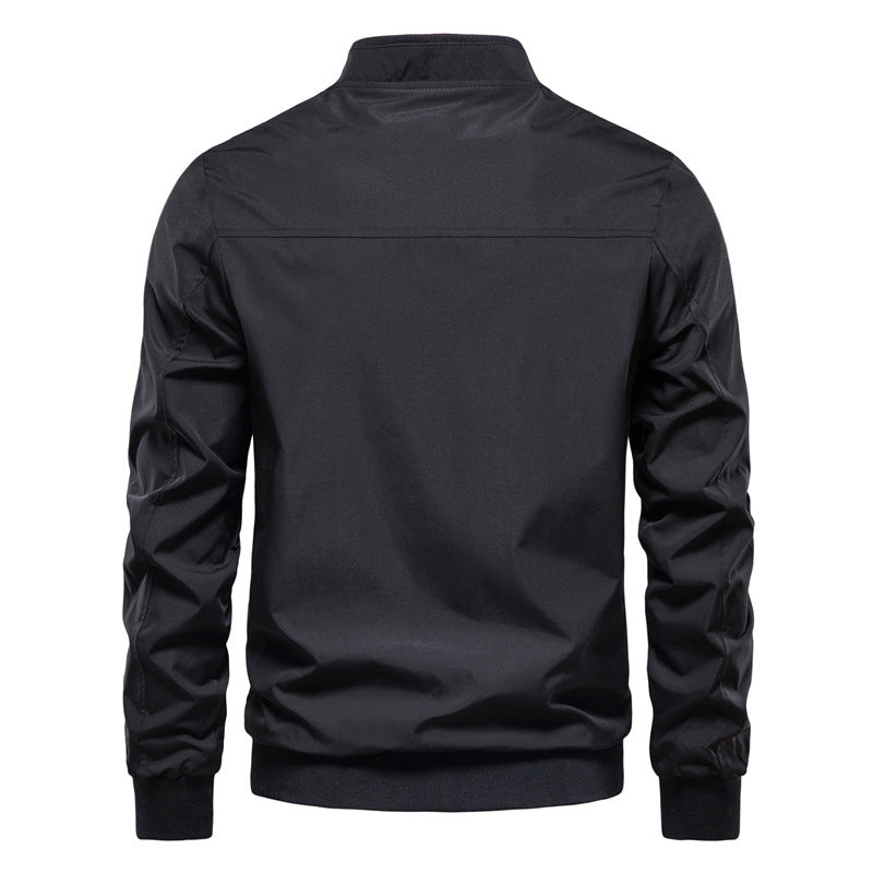 Veste Mi-Saison Homme Col Montant - Élégante et Légère pour Toutes Saisons