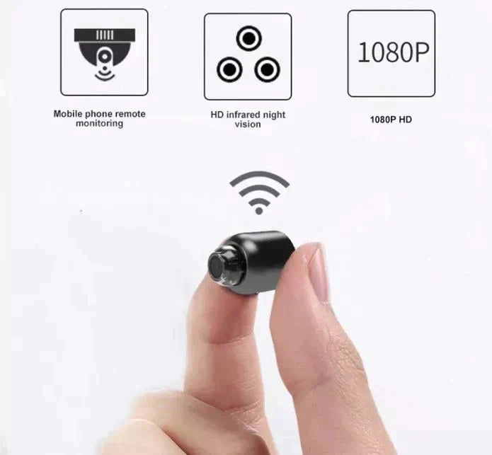 Caméra de Surveillance WiFi HD - Vision Nocturne et Détection de Mouvement