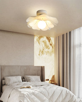 Lampe de Plafond Florale - Éclairage Chaud et Ambiance Romantique