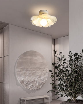 Lampe de Plafond Florale - Éclairage Chaud et Ambiance Romantique