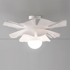 Lampe de Plafond Florale - Éclairage Chaud et Ambiance Romantique