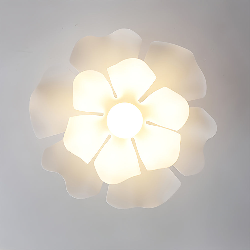 Lampe de Plafond Florale - Éclairage Chaud et Ambiance Romantique