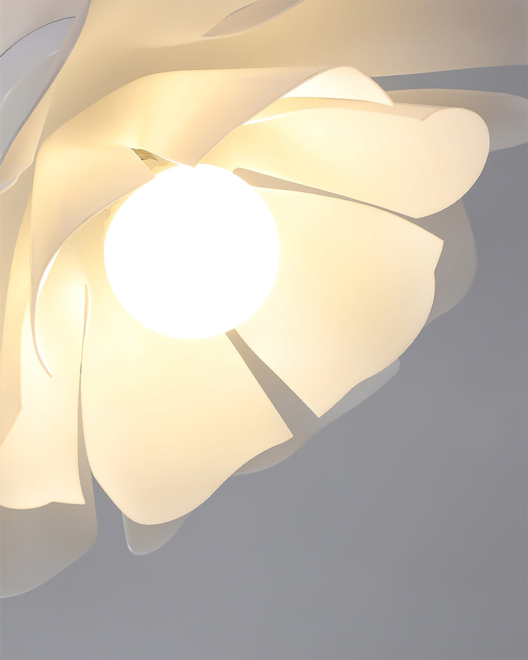 Lampe de Plafond Florale - Éclairage Chaud et Ambiance Romantique