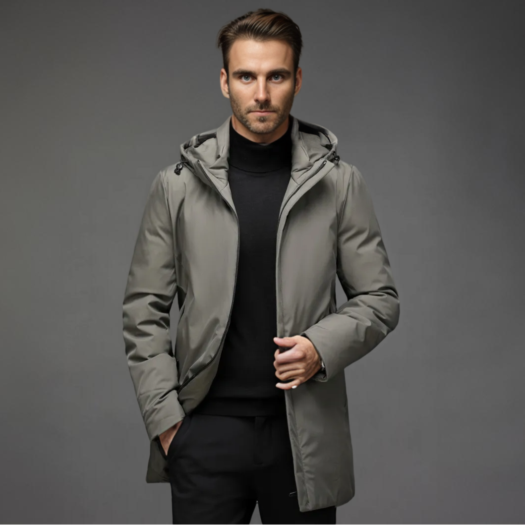 Parka d'Hiver Élégante et Chaude - Protection Contre le Froid et le Vent