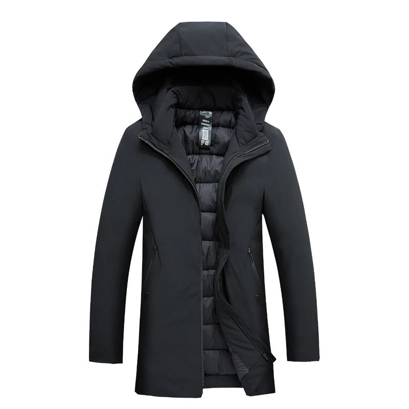 Parka d'Hiver Élégante et Chaude - Protection Contre le Froid et le Vent