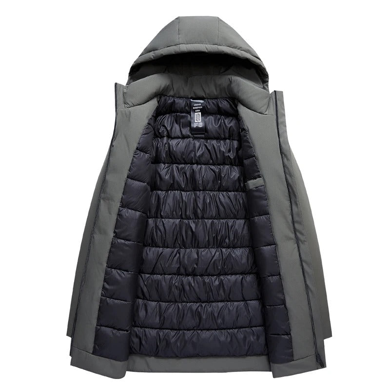 Parka d'Hiver Élégante et Chaude - Protection Contre le Froid et le Vent