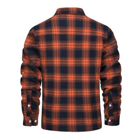 Veste à Carreaux Doublée en Polaire - Chaleur et Style pour l'Hiver