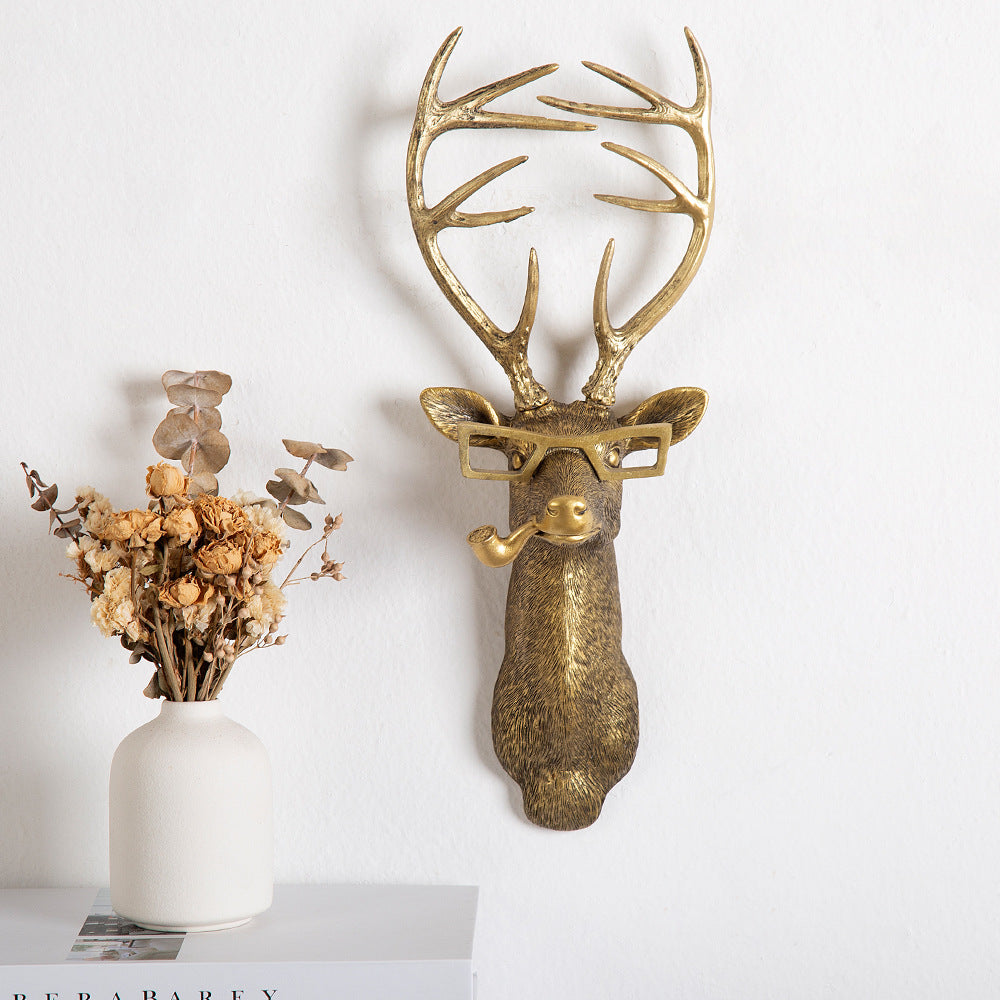 Décor Mural Cerf Contemporain - Touche Rustique et Élégante