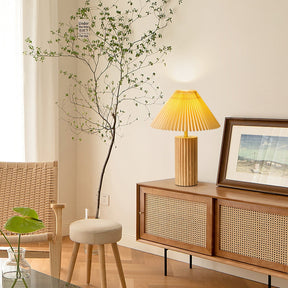 Lampe de Table Élégante en Bois - Design Classique et Moderne