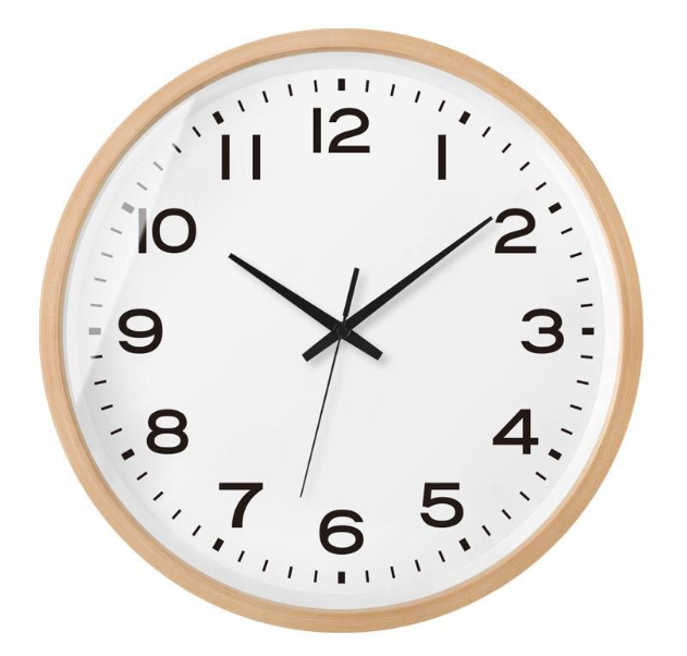 Horloge Murale en Bois Naturel - Élégance Scandinave et Artisanat Précis
