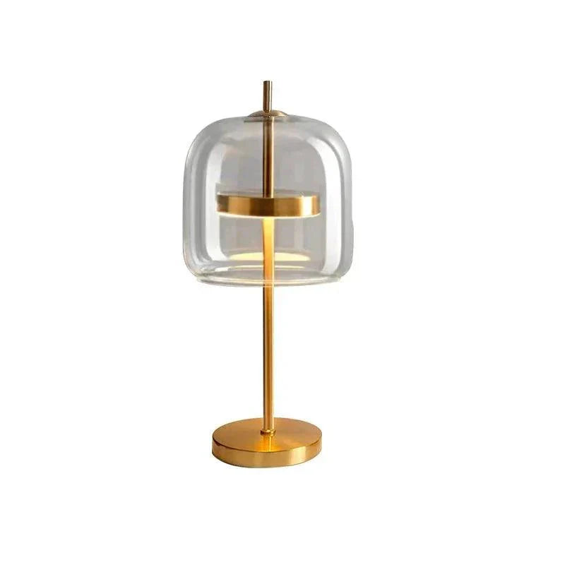 Lampe en Verre Gris Fumé - Éclairage LED Économique et Élégant