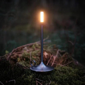 Porte-bougie Dimmable en Aluminium - Design Élégant et Rechargeable